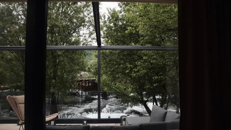 Waterfall Glamping Cabin