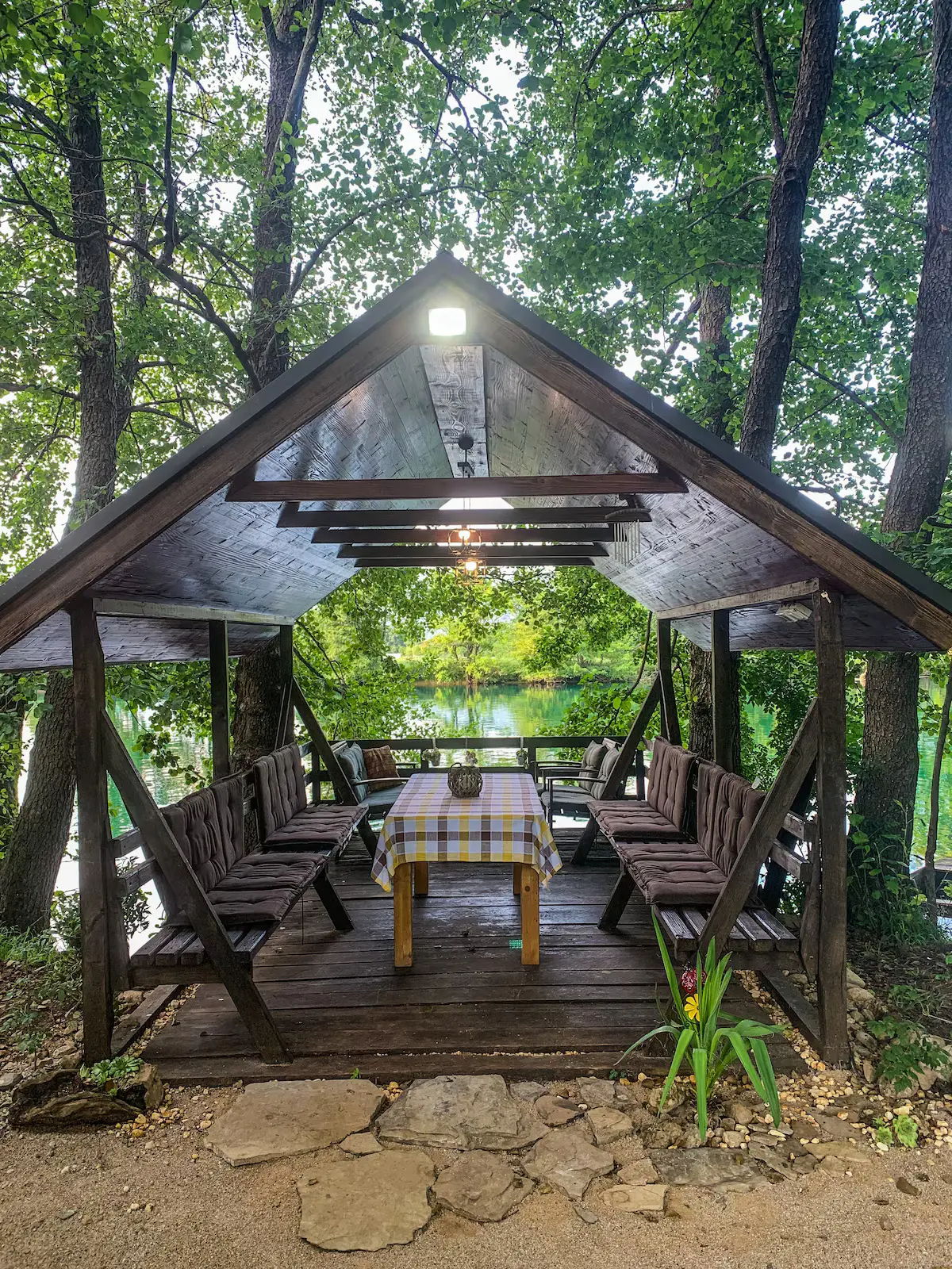House on the river Una