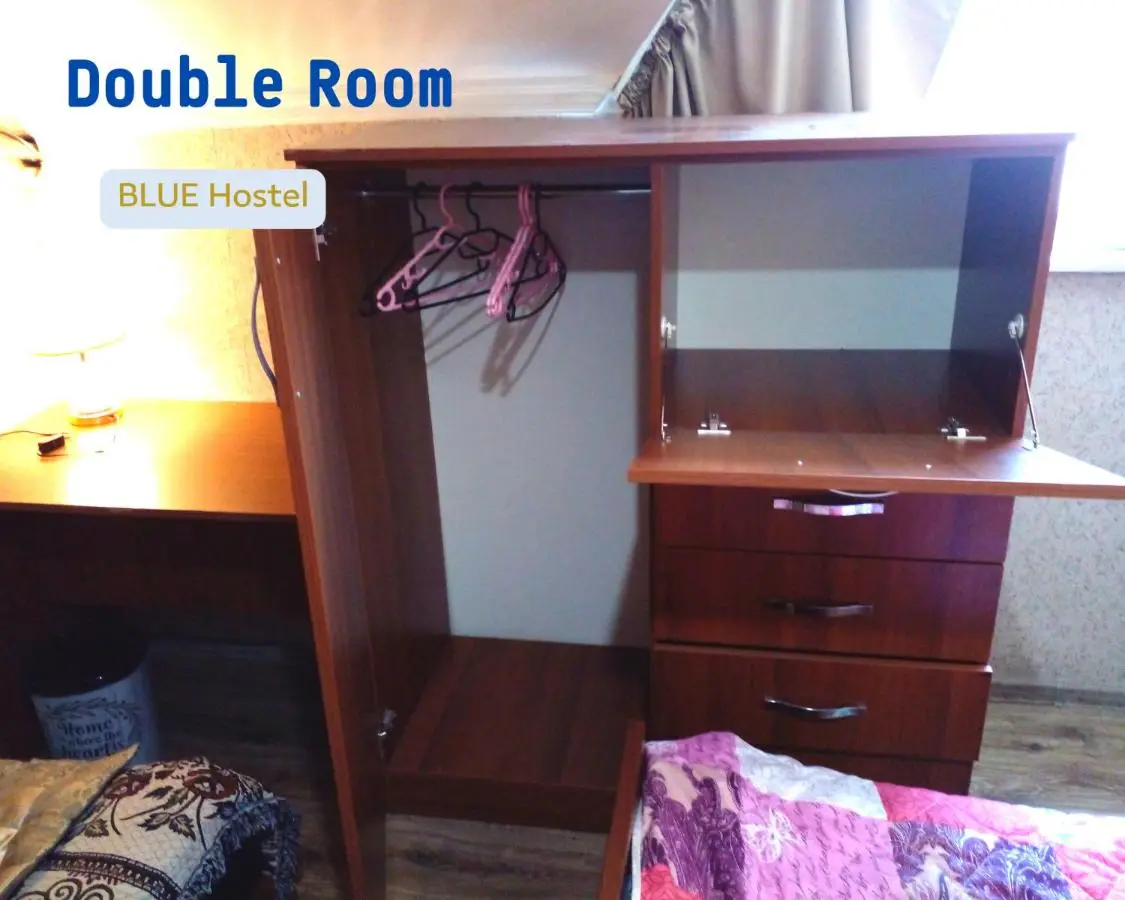 BLUE Hostel - check message after booking