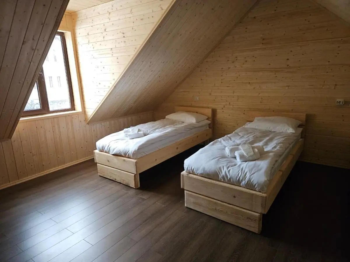 Tatu's wooden hut
