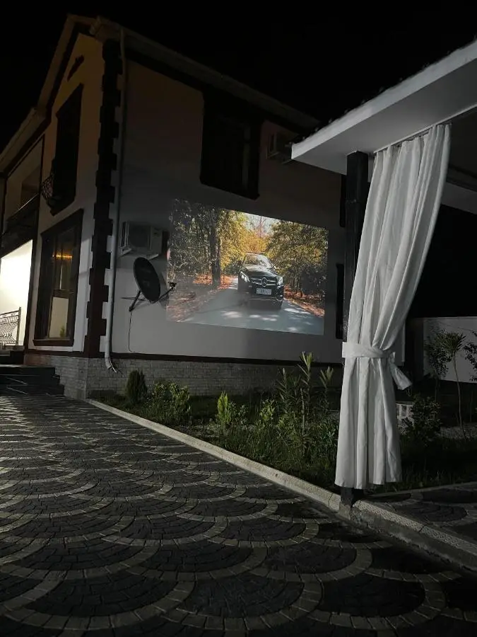 Gabala Milan Villa, indoor heated pool and jacuzzi with garden view