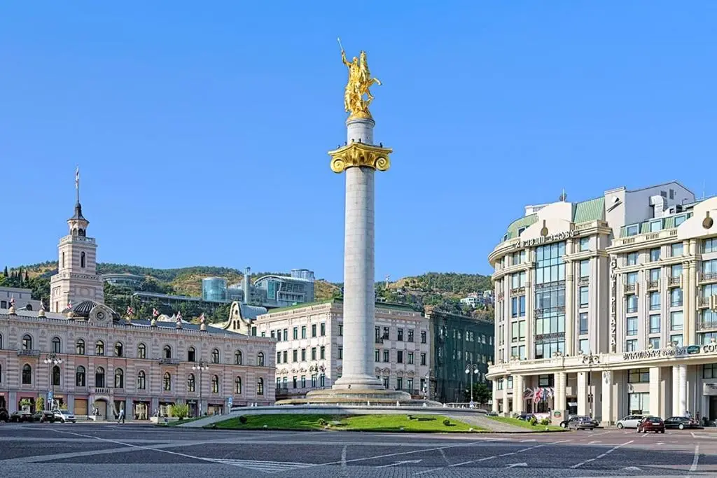 Behind the Parliament Building