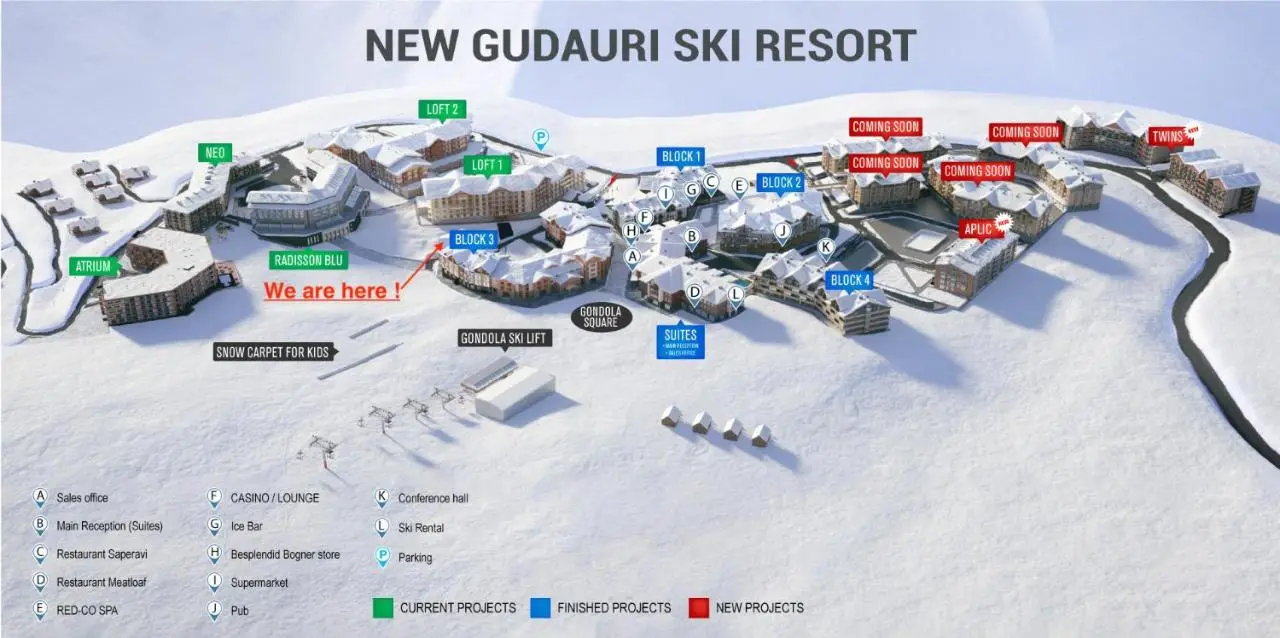 Duplex Apartment in New Gudauri near Gondola