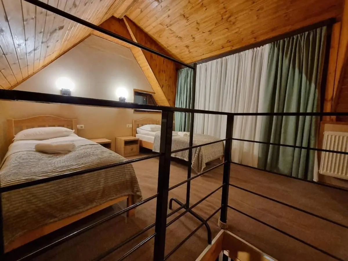 Gergeti wood -hut for 4 people