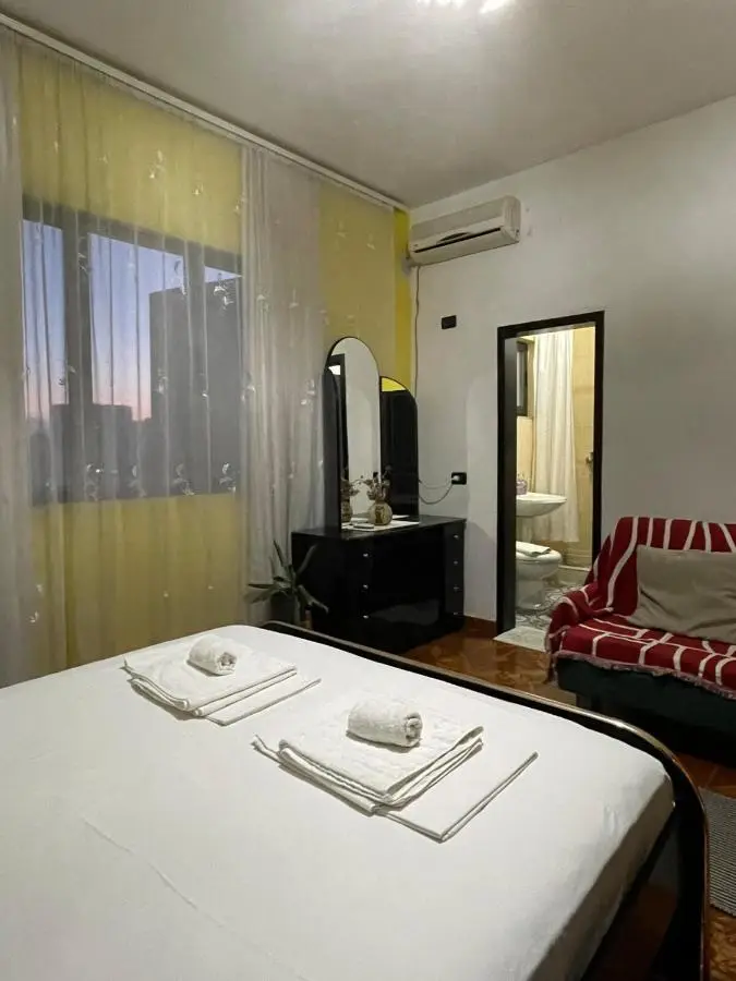 Cozy big apartment with balcony