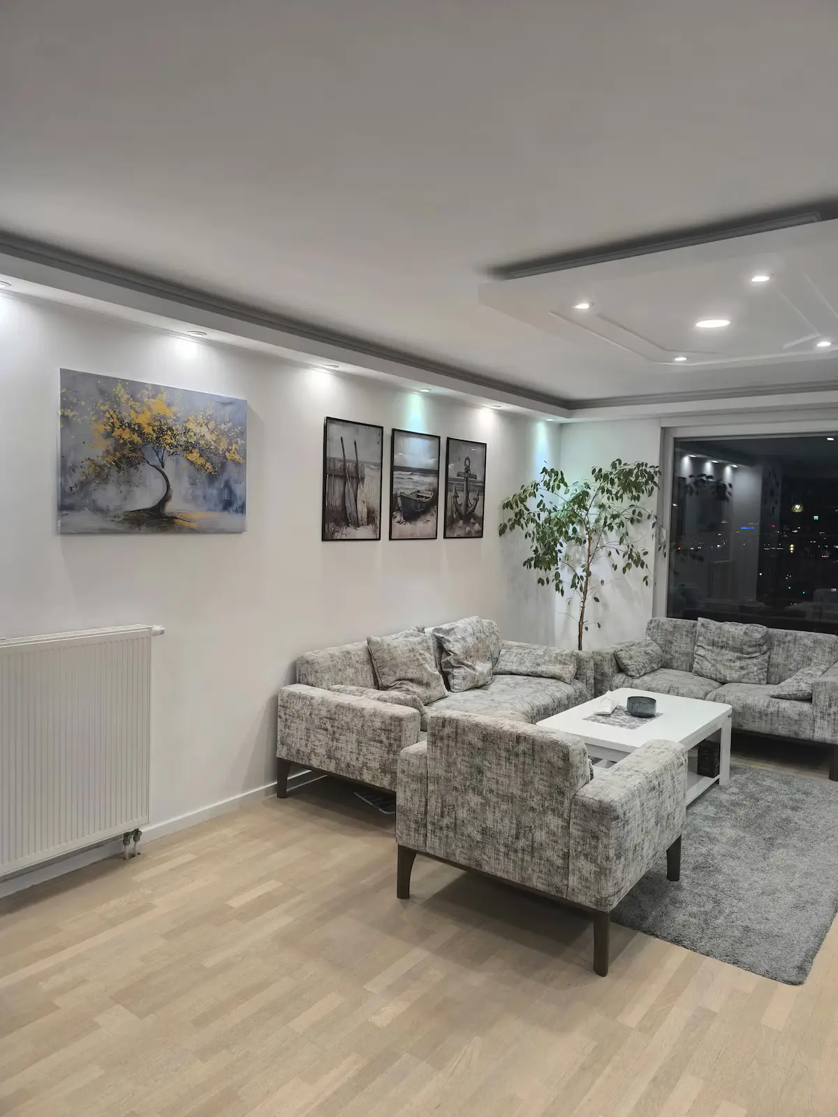 Flat with big terrace and wonderful view on town.