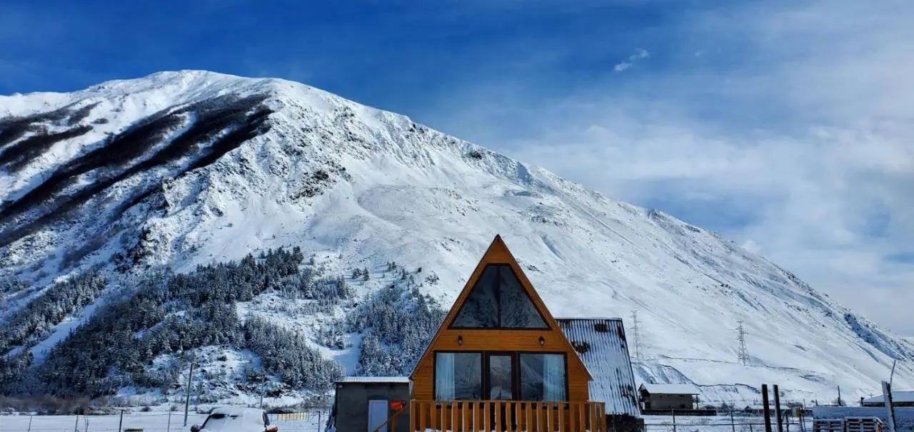 Mountain hut in Kazbegi