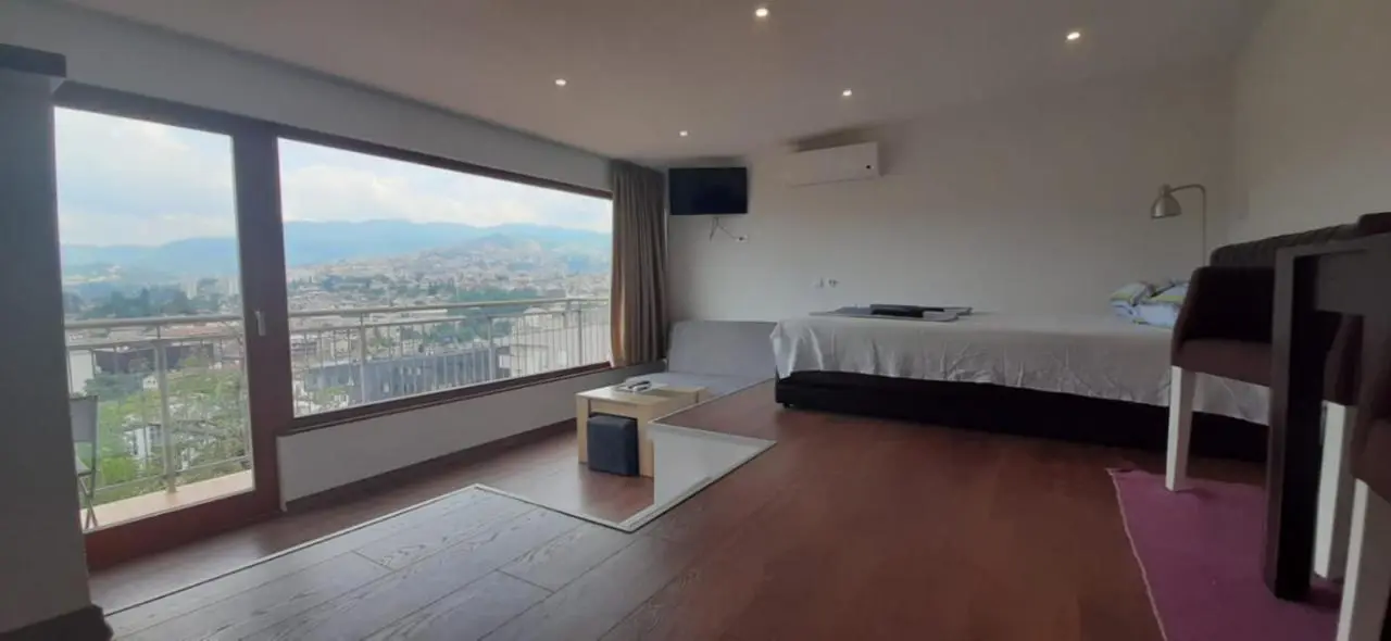 Beautiful View Of Sarajevo Center