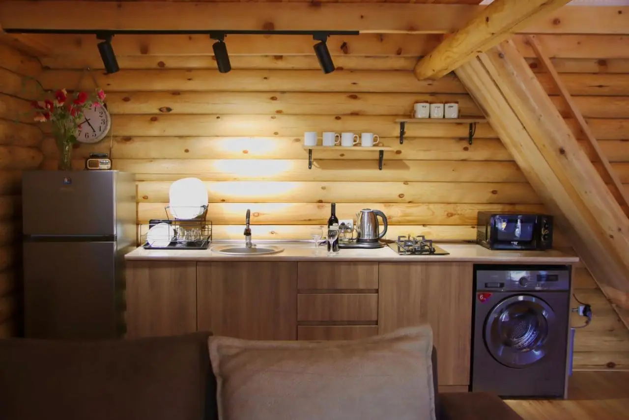 Wooden hut