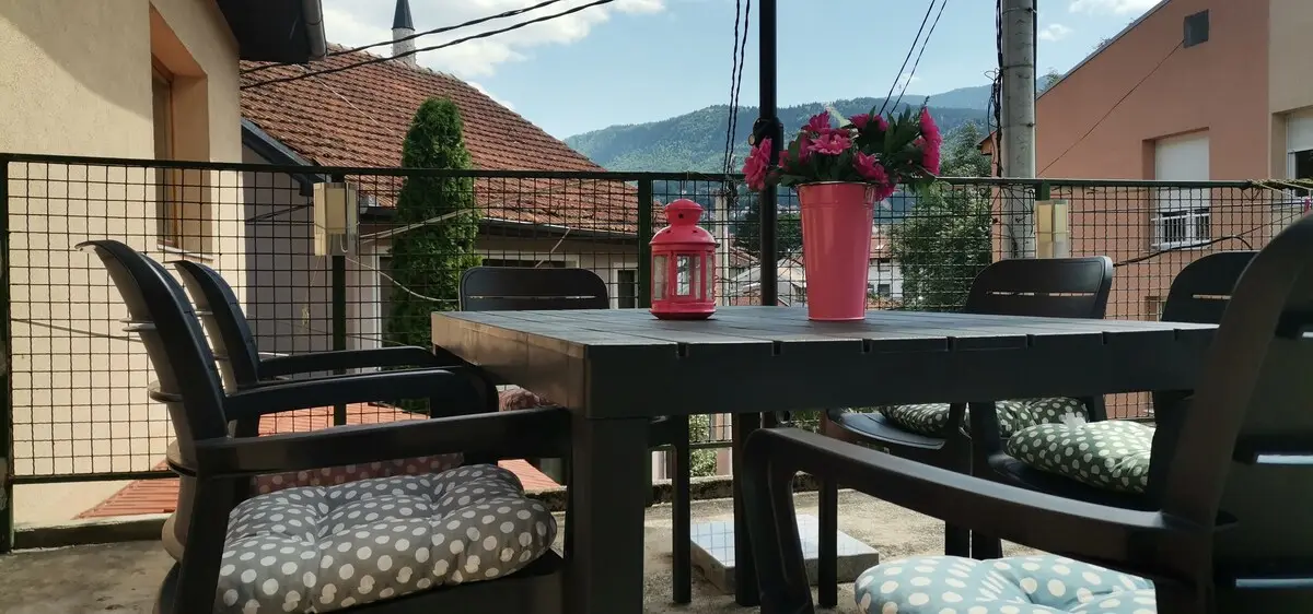 Old town apartment with terrace