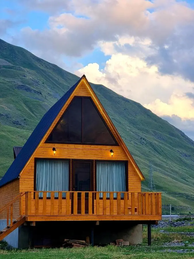Mountain hut in Kazbegi