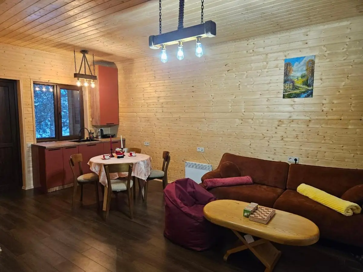 Tatu's wooden hut