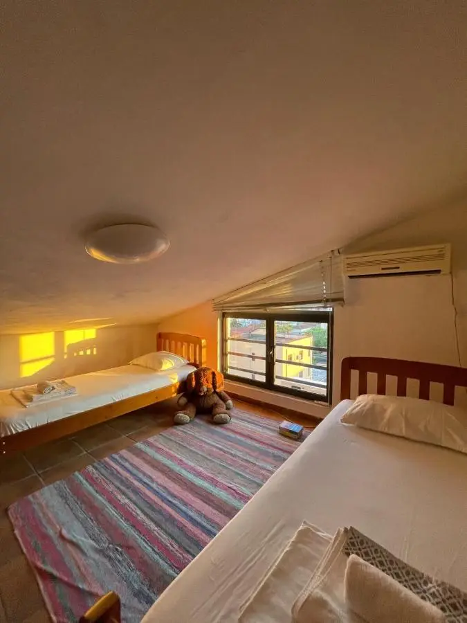 Cozy big apartment with balcony