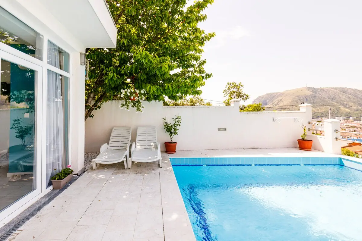 Sunset apartments with private pool and views