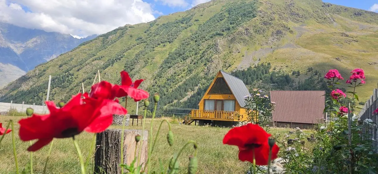 Mountain hut in Kazbegi