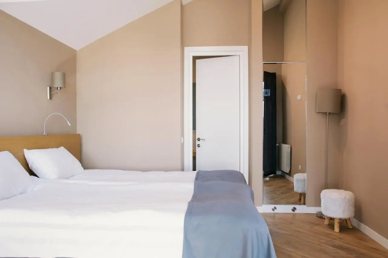 George Snow Apartments in New Gudauri - fireplace, 50m to Gondola lift