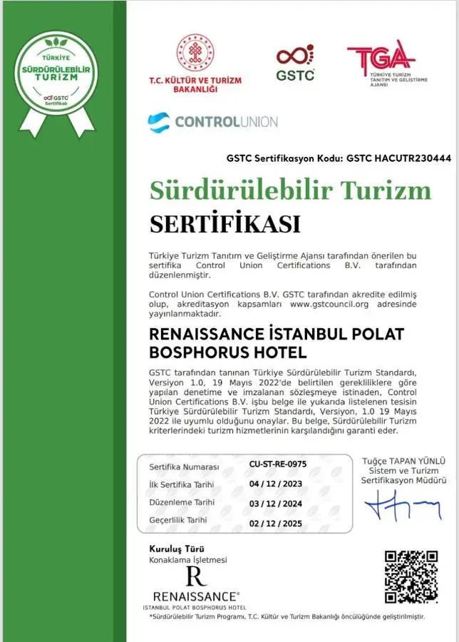 Renaissance Istanbul Polat Bosphorus Hotel