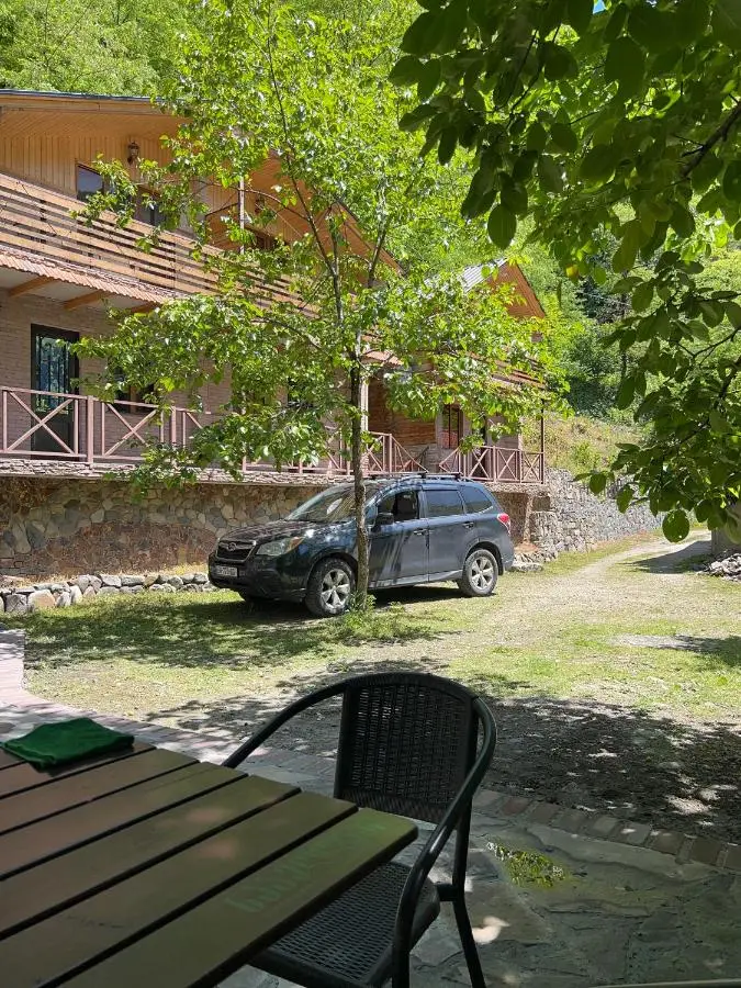 Cottages in mountains