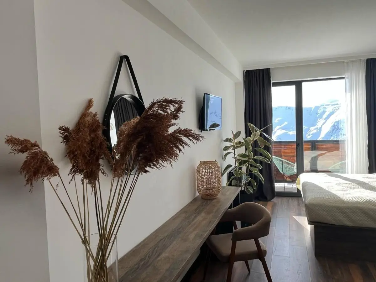 Luxury hotel room with amazing views
