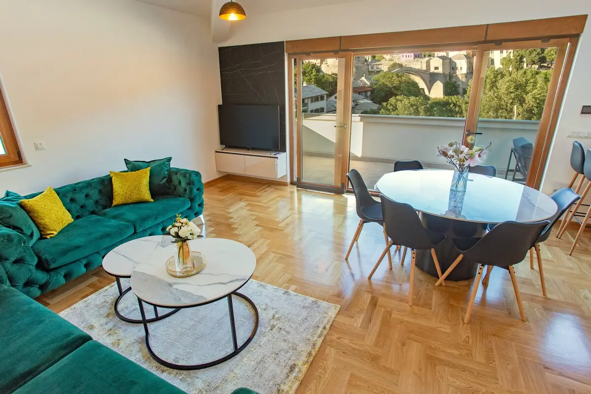 Sky Penthouse Old Bridge with sauna & jacuzzi