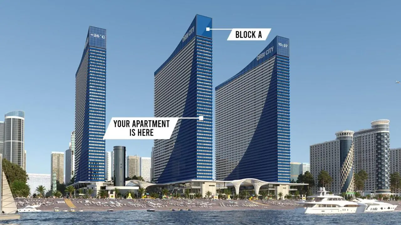 Only Front Sea View, No Side View, Wonderful Panorama, High Floor, Location Guarantee