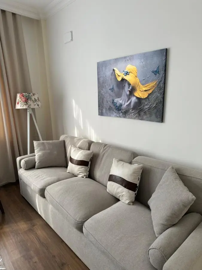 Center of city in Beşiktaş 2 plus 1 with 2 Bathroom and 3 Air Conditioner