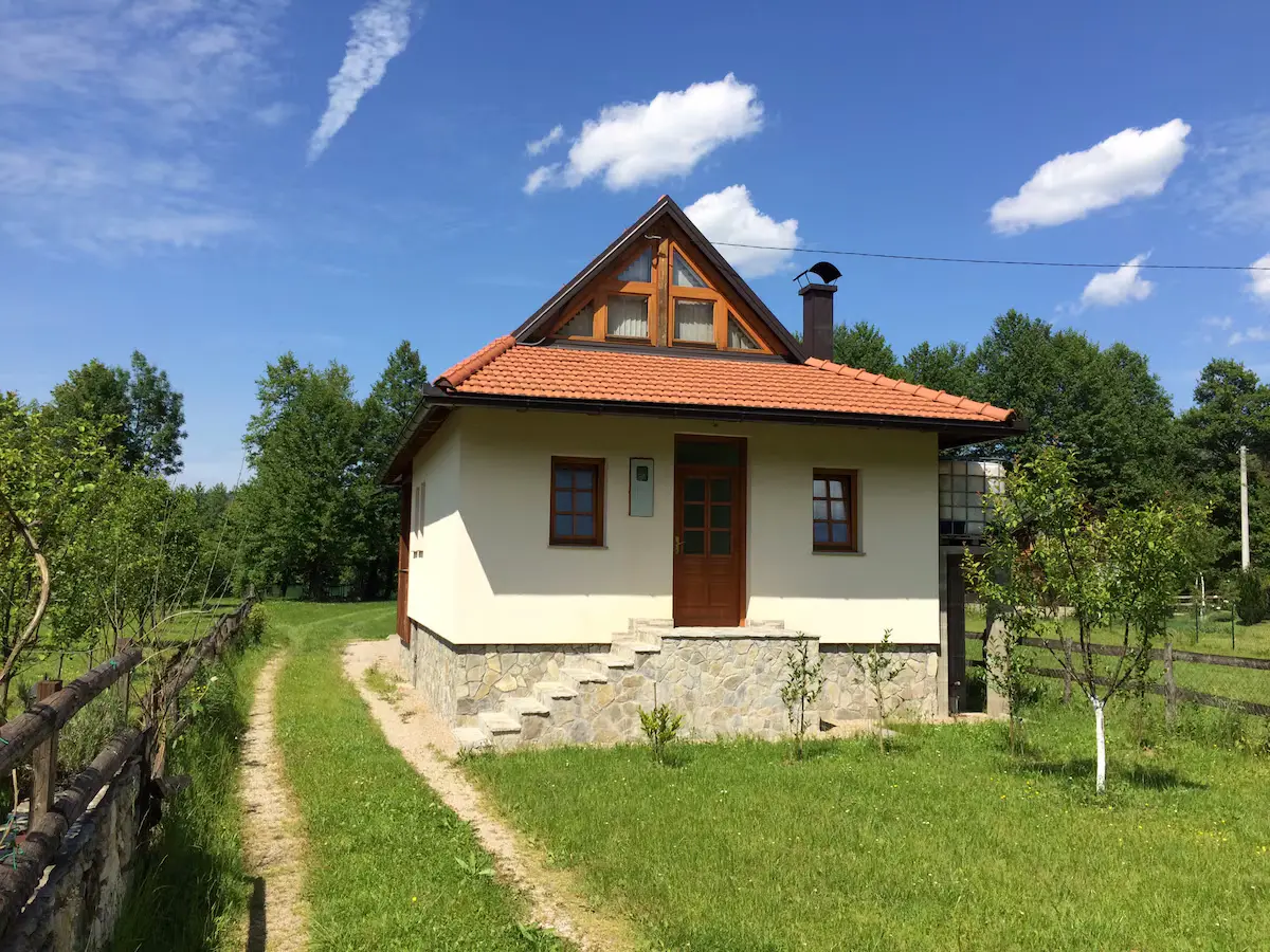 House on the river Una