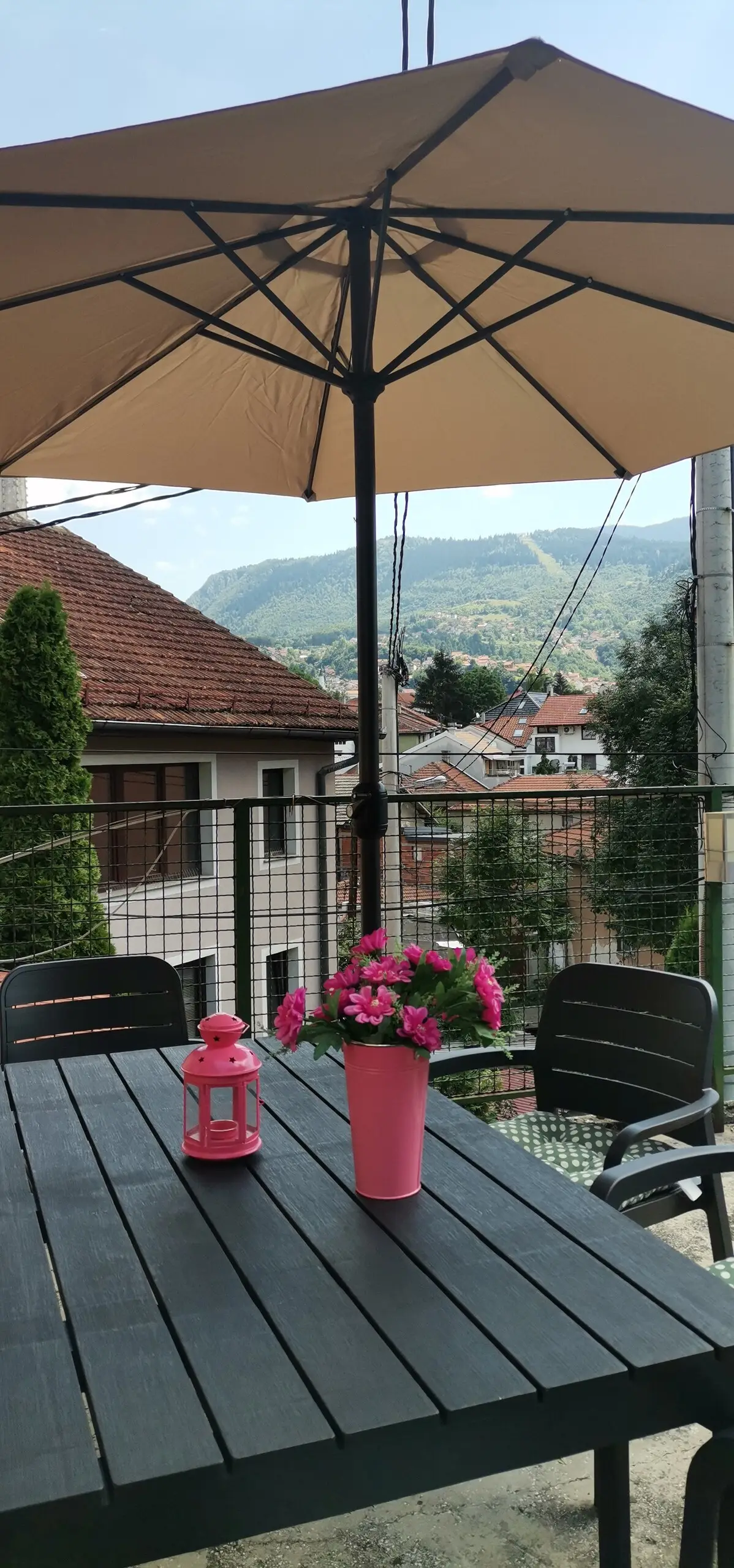 Old town apartment with terrace