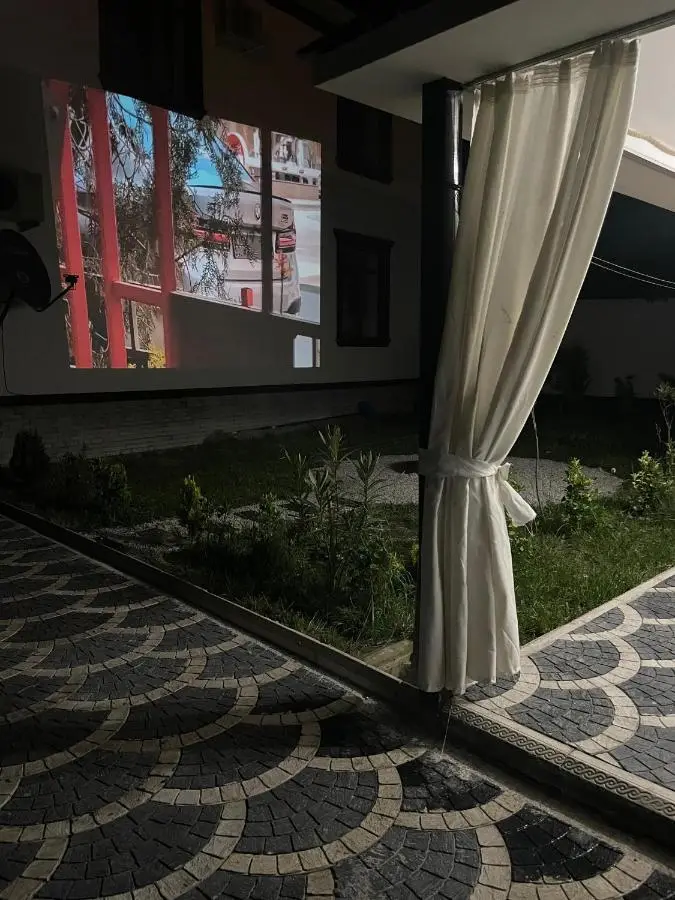 Gabala Milan Villa, indoor heated pool and jacuzzi with garden view