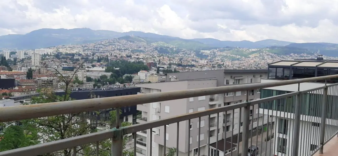 Beautiful View Of Sarajevo Center