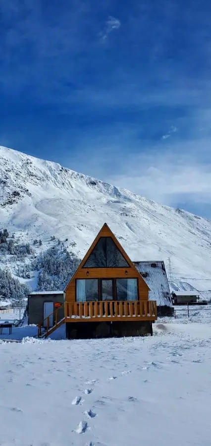 Mountain hut in Kazbegi