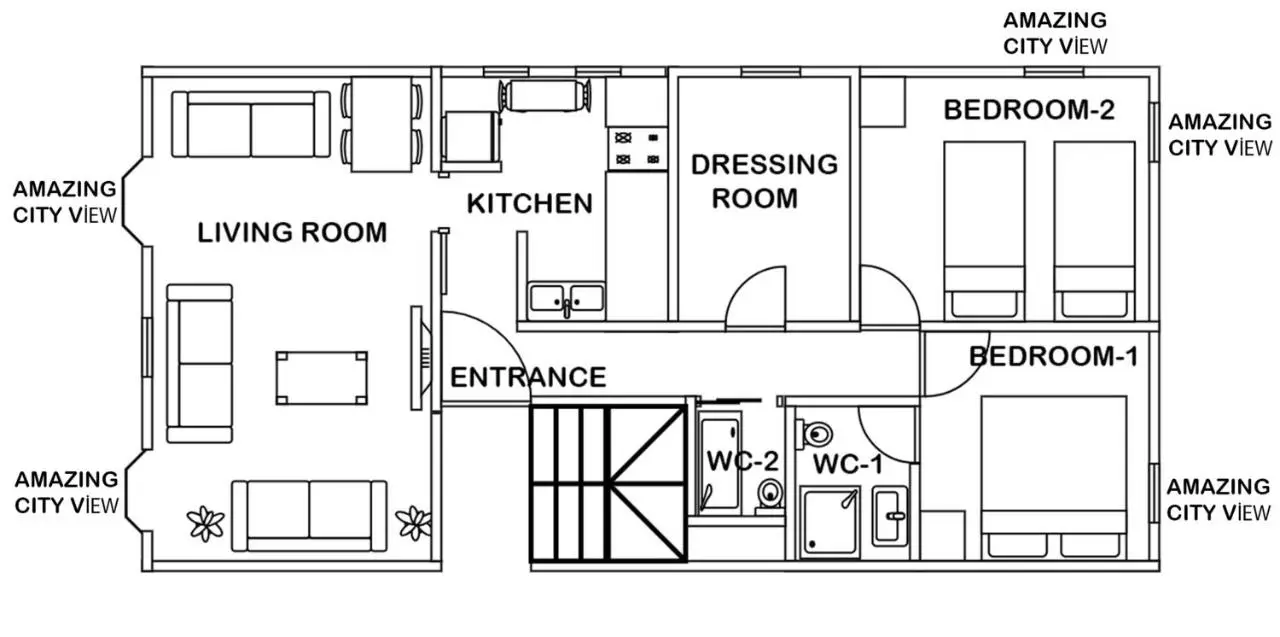 Taksim Roya Apartment -center of the Istanbul