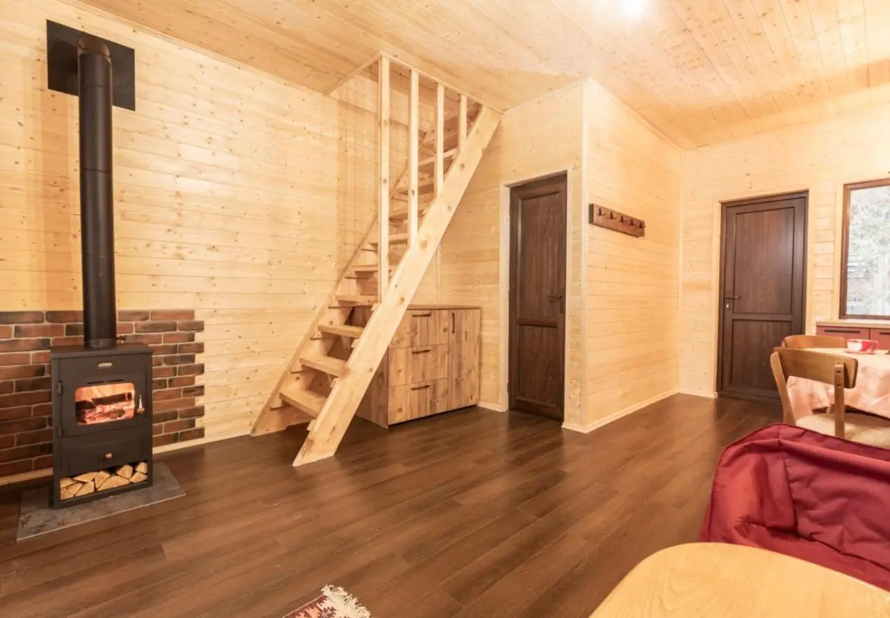 Tatu's wooden hut