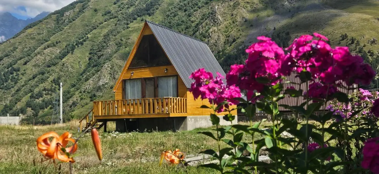 Mountain hut in Kazbegi