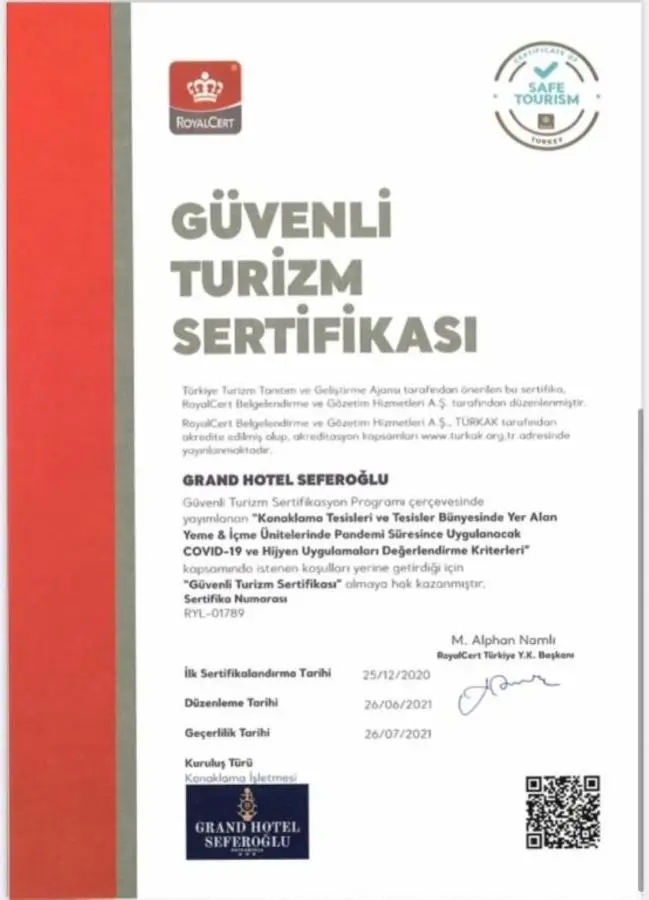Grand Hotel Seferoğlu