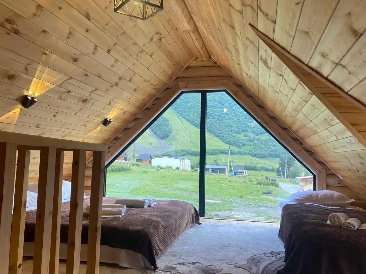 Wooden hut