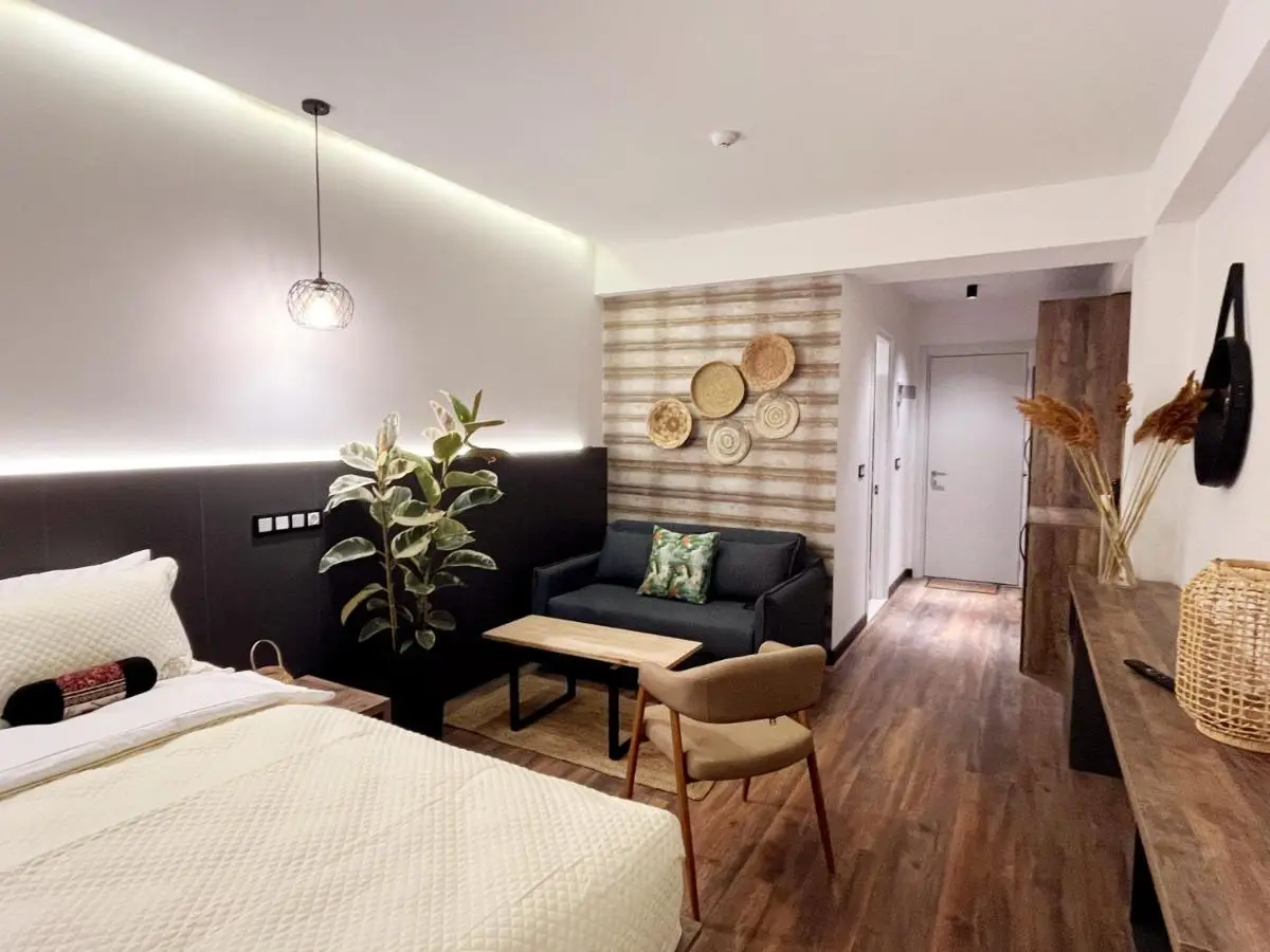 Luxury hotel room with amazing views