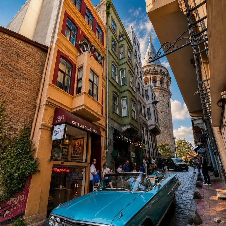 Sea View 2BR 50m to Galata Tower AC