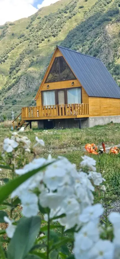 Mountain hut in Kazbegi
