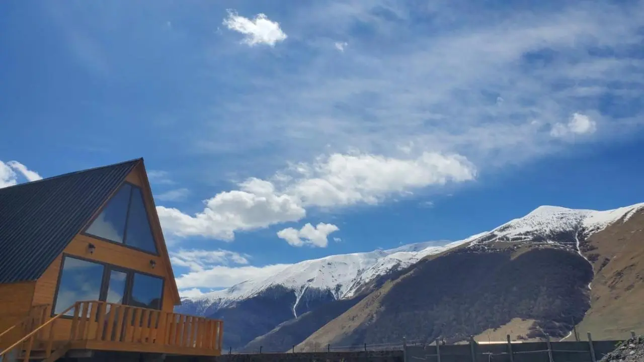 Mountain hut in Kazbegi