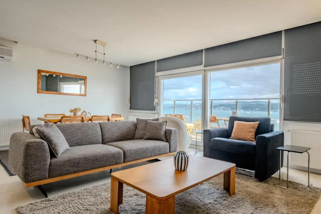 Bosphorus View with 3 Bedrooms and 2 Bathrooms