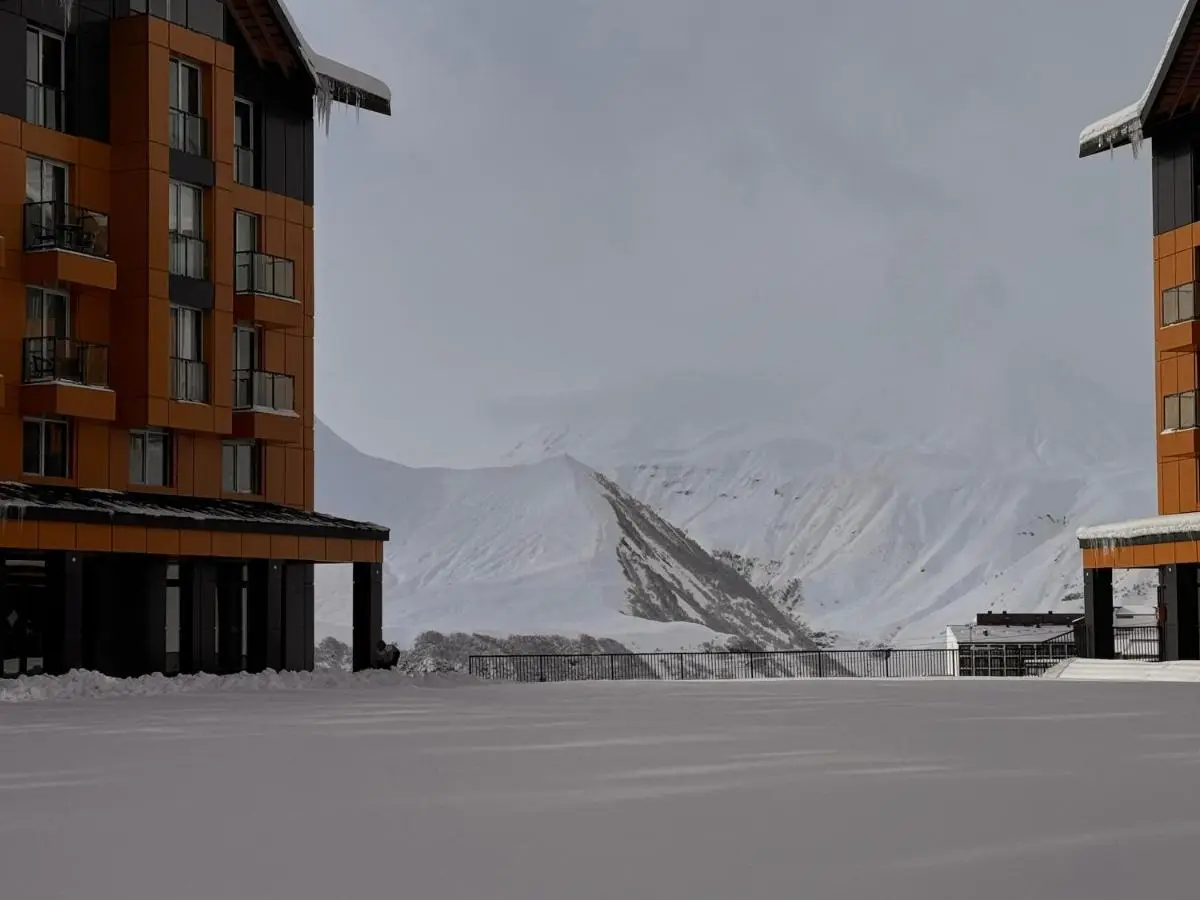 Luxury apartment with bedroom, new gudauri
