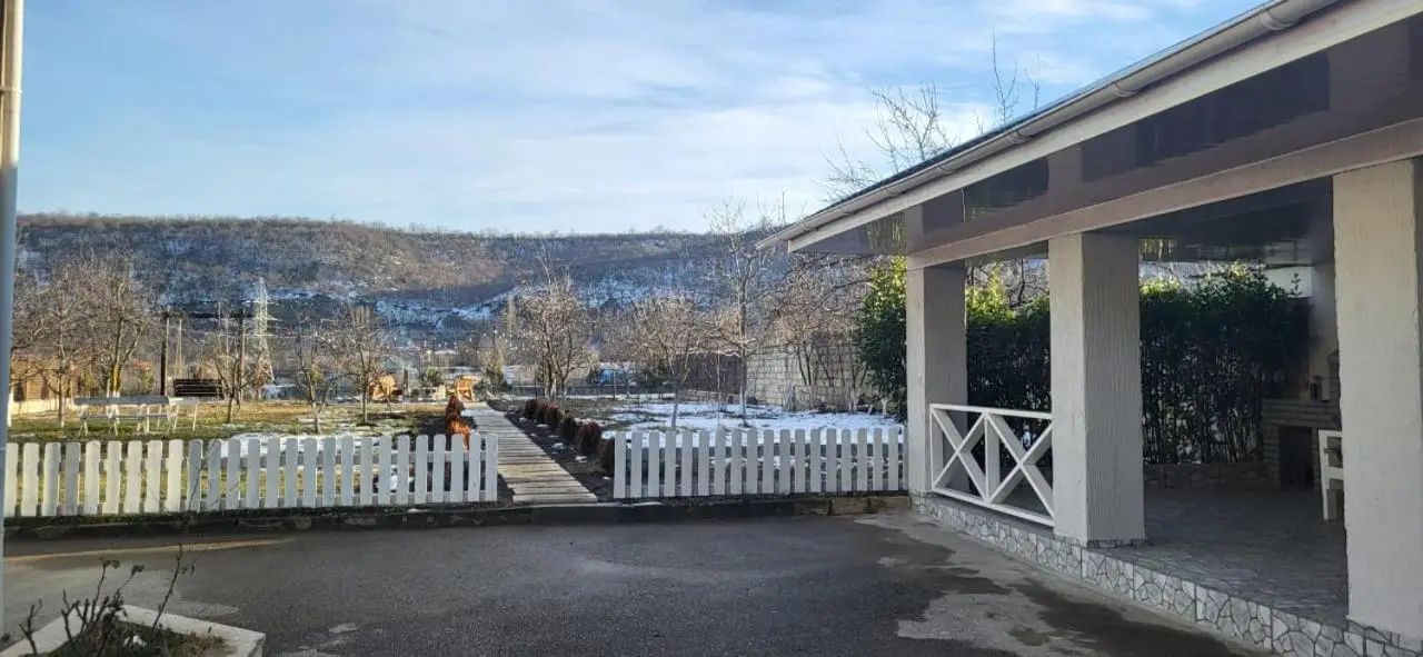 Riverside villa