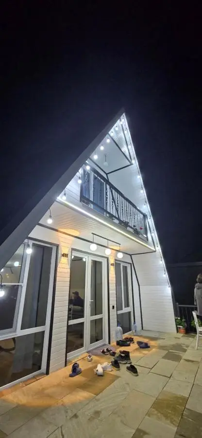White A-frame