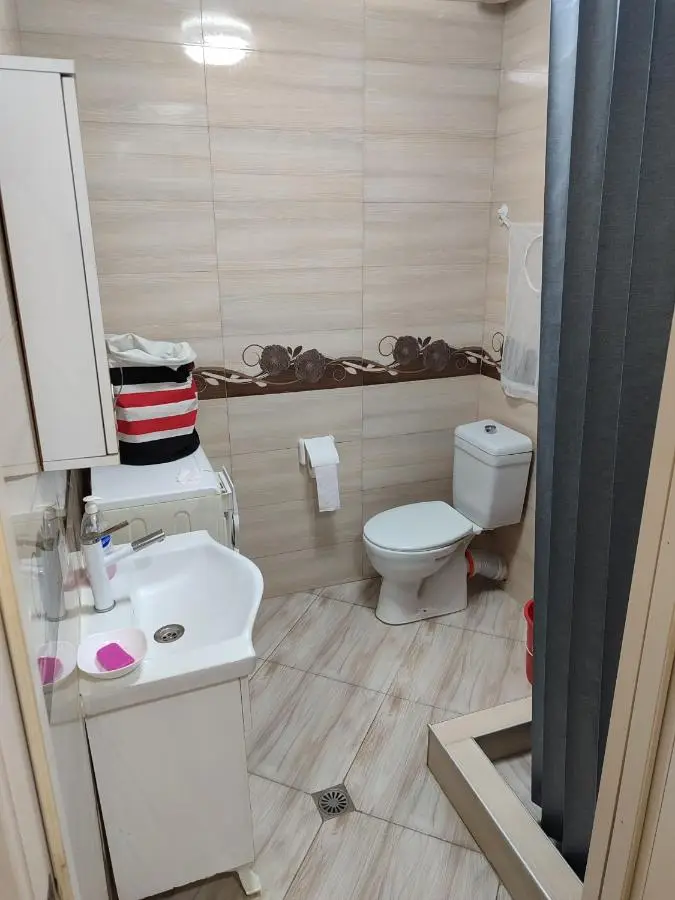 Three rooms appartment with two separate sleeping rooms.