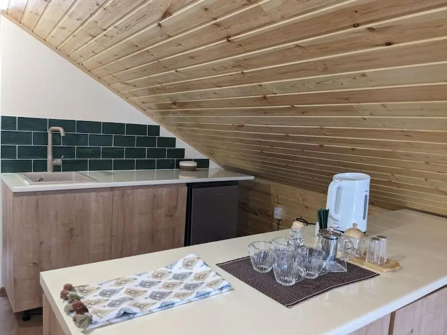 Unforgettable attic with balcony in Borjomi