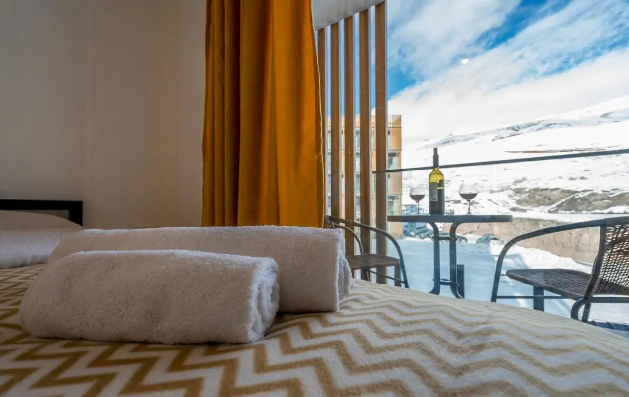 New Gudauri Atrium Apartments with Kitchen