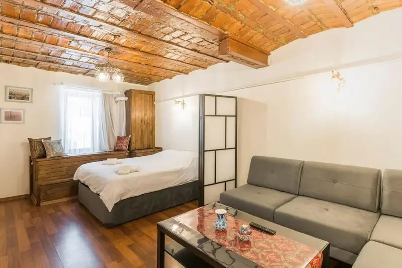 Beautiful 1 Br Apt. w/AC 400 meters Taksim Square