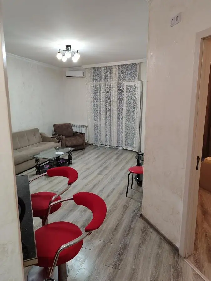 Three rooms appartment with two separate sleeping rooms.