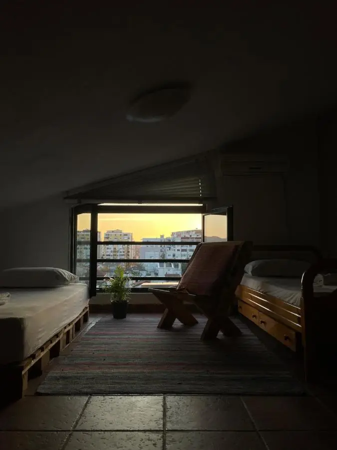 Cozy big apartment with balcony